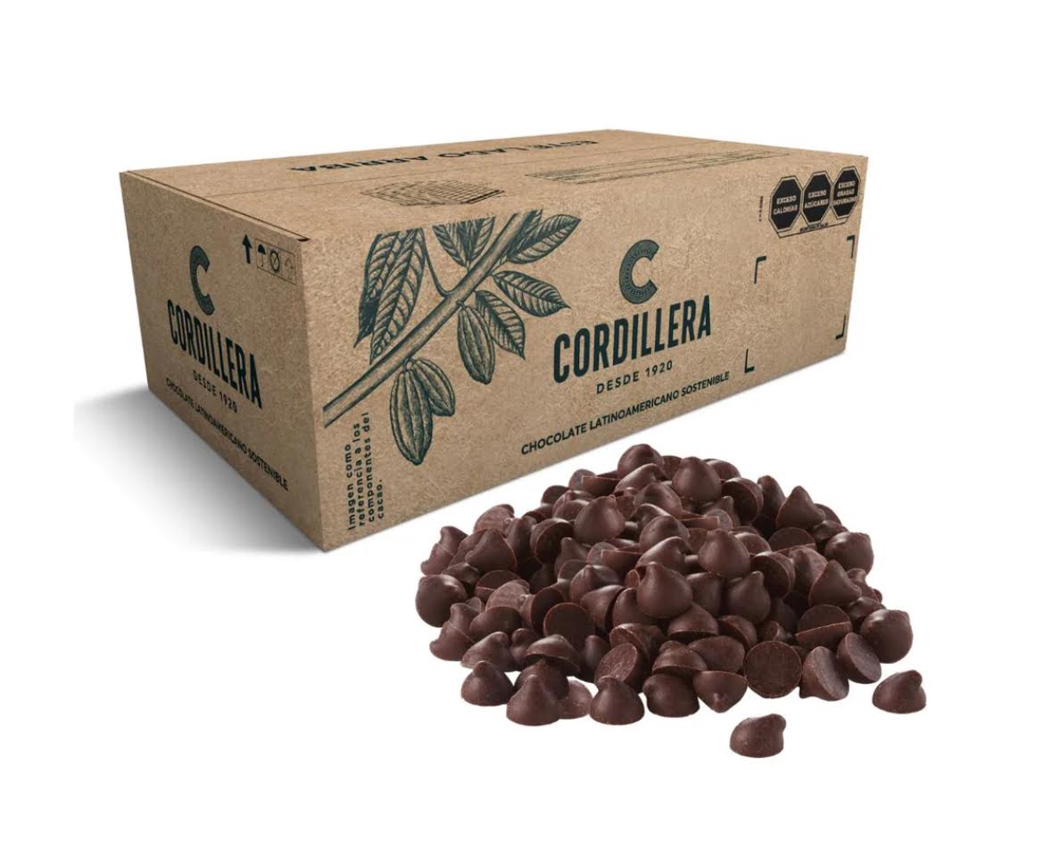 Chocolate Horneable Semiamargo Cordillera