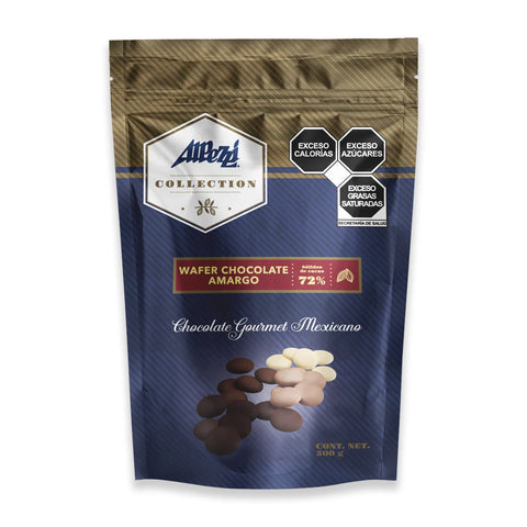 Chocolate Wafer Alpezzi 72% Cacao 500gr.