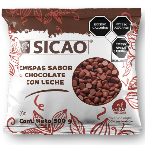 Chispa Sicao con sabor a chocolate con leche 500g