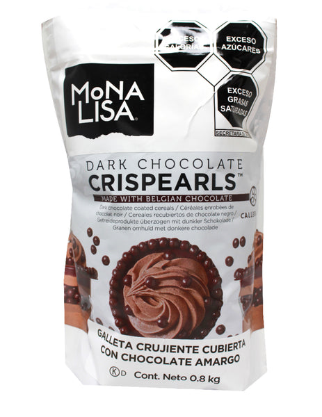 Crispearls Dark Chocolate Mona Lisa (Bolsa 800gr) – La Alpina